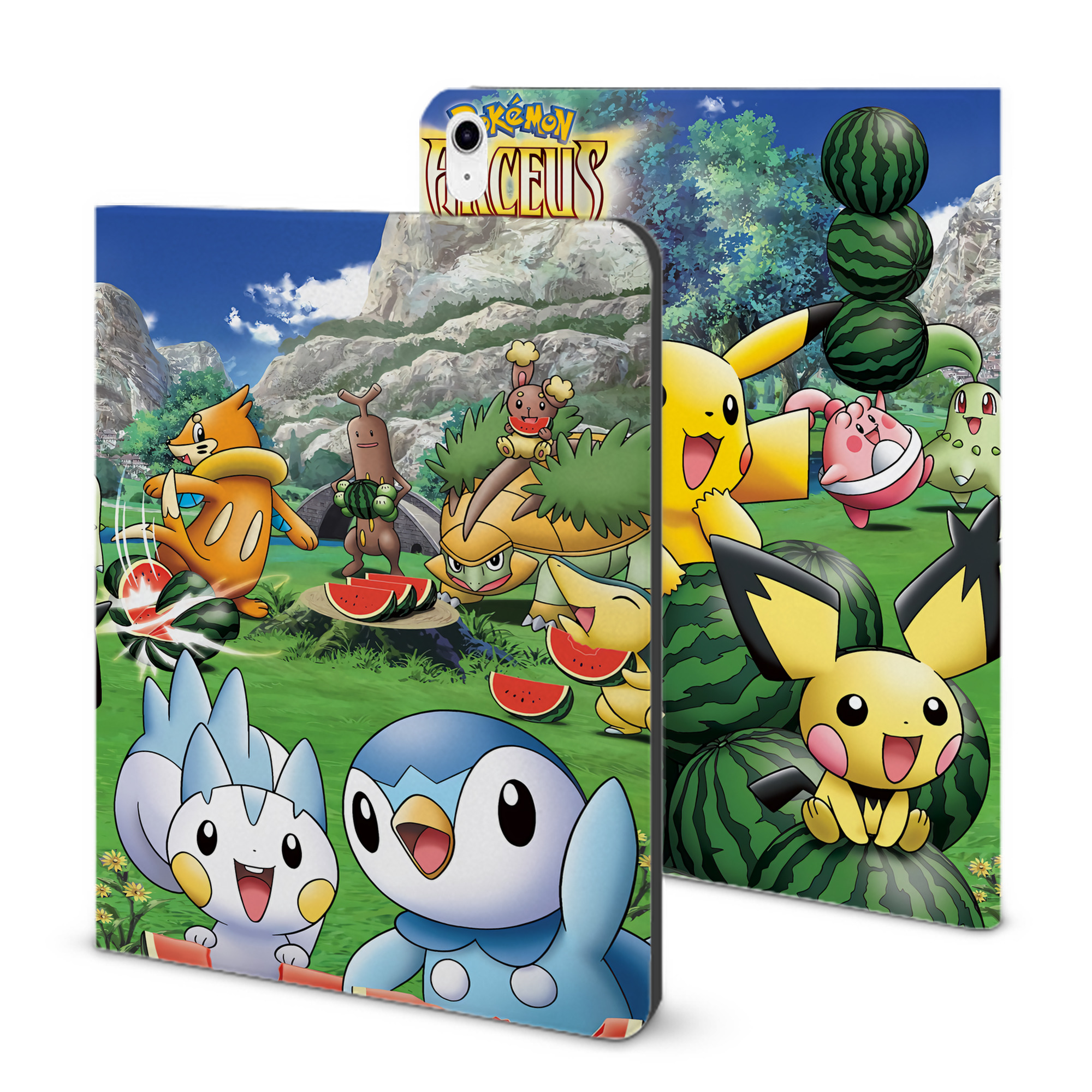 （画像用） ポケットモンスター Pokémon IPad ケース ブック型 PUレザー TPU 耐衝撃 軽量 薄型 ペン収納なし 全面保護 IPad 各モデル対応